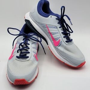 Nike Women's Athletic Shoes - White, Pink, and Blue SIZE‎ 12  #1691